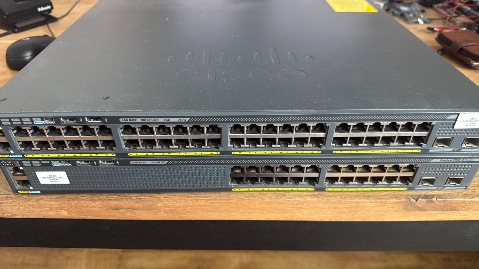 Cisco C2960X-48FPD-L, Ophalen of Verzenden, Gebruikt