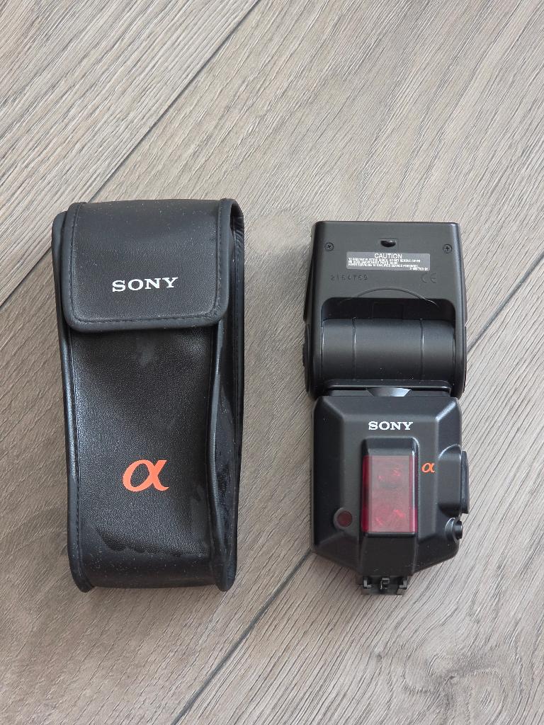 Sony HVL-F56AM N50 flitser, Ophalen of Verzenden, Gebruikt, Overige merken, Kantelbaar