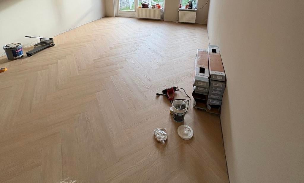 Vivafloors 8510 PVC Vloer walvisgraat 105m2, Ophalen, Kunststof, 50 tot 150 cm, Overige typen