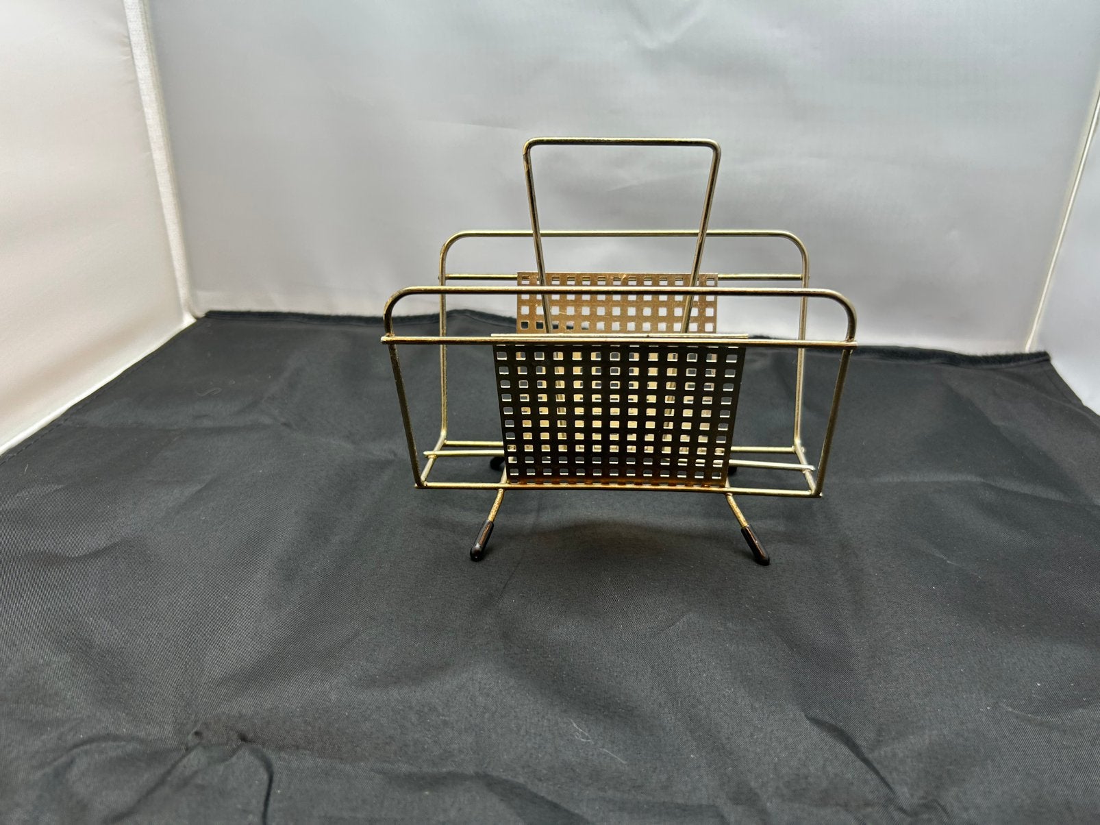 Vintage mid-century brievenhouder jaren 50/60, Ophalen, Metaal, Overige typen, Zo goed als nieuw