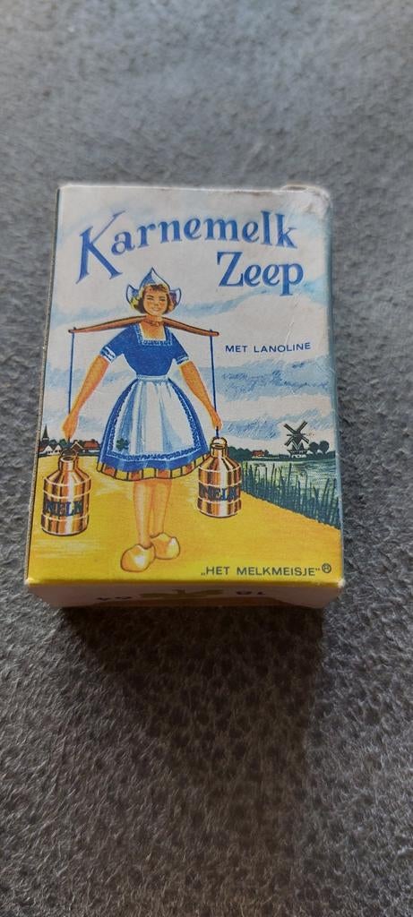 Karnemelk Zeep "Het Melkmeisje" met Lanolin miniatuur, Ophalen of Verzenden