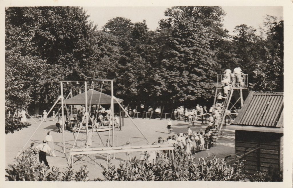 Heemstede      Speeltuin Groendaal, Ophalen of Verzenden, 1940 tot 1960, Gelopen, Noord-Holland