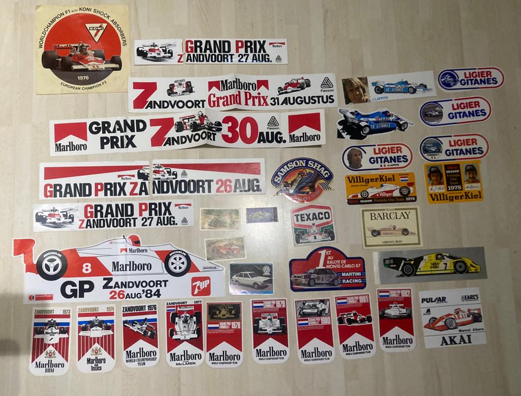 Stickers F1 -autosport, Ophalen of Verzenden, Zo goed als nieuw