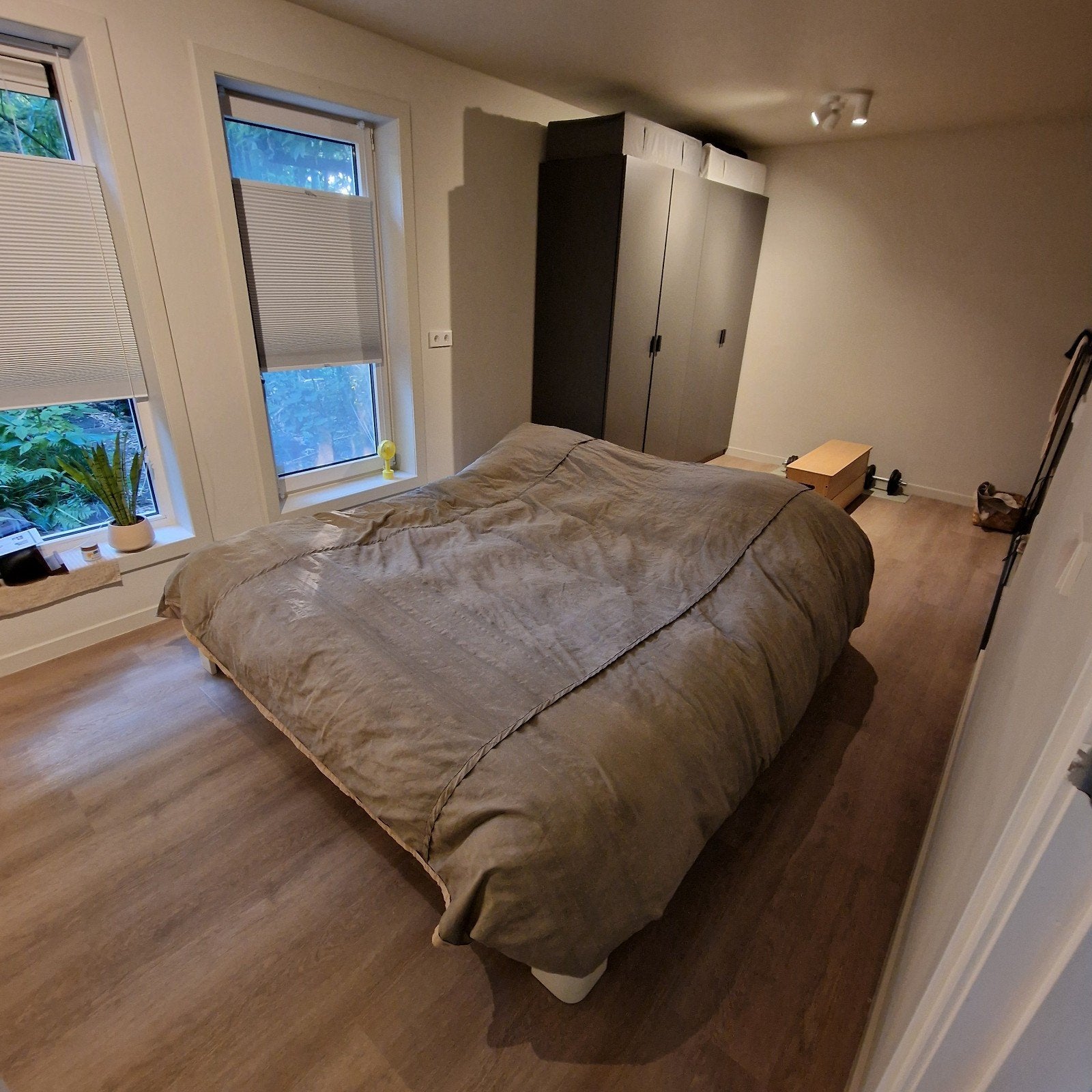 Auping Auronde bed met spiraalbodems, 180x200 cm, Ophalen, Wit, Tweepersoons, 180 cm