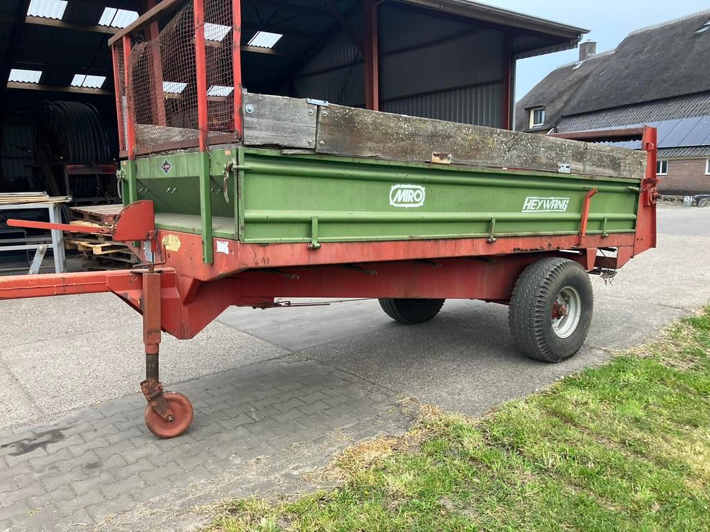 Mestwagen meststrooier, kuhn 4 elements schudder, Ophalen, Weidebouw