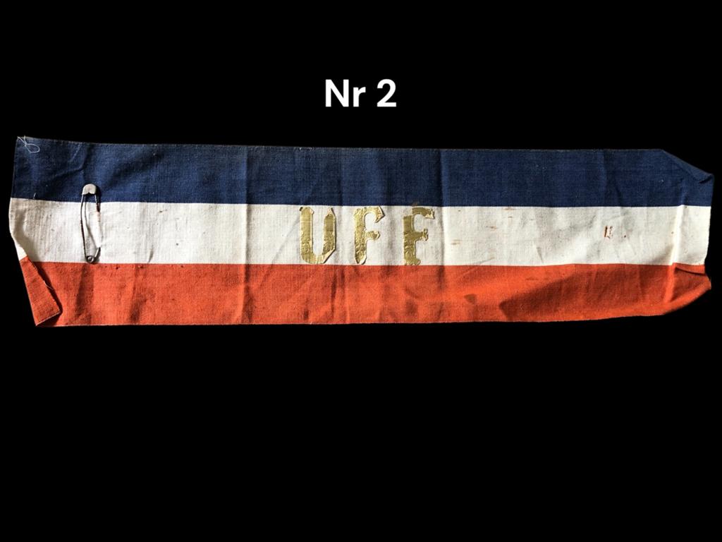 Pre-War Franse UFF armband (2), Verzamelen, Militaria | Tweede Wereldoorlog, Ophalen of Verzenden, Overige gebieden