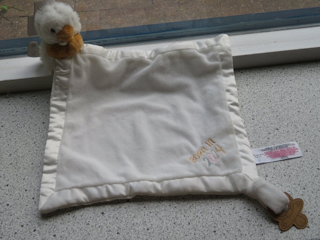 Eend met knuffeldoek van Primark Baby Comforter Born in 2024, Kinderen en Baby's, Speelgoed | Knuffels en Pluche, Nieuw, Ophalen of Verzenden