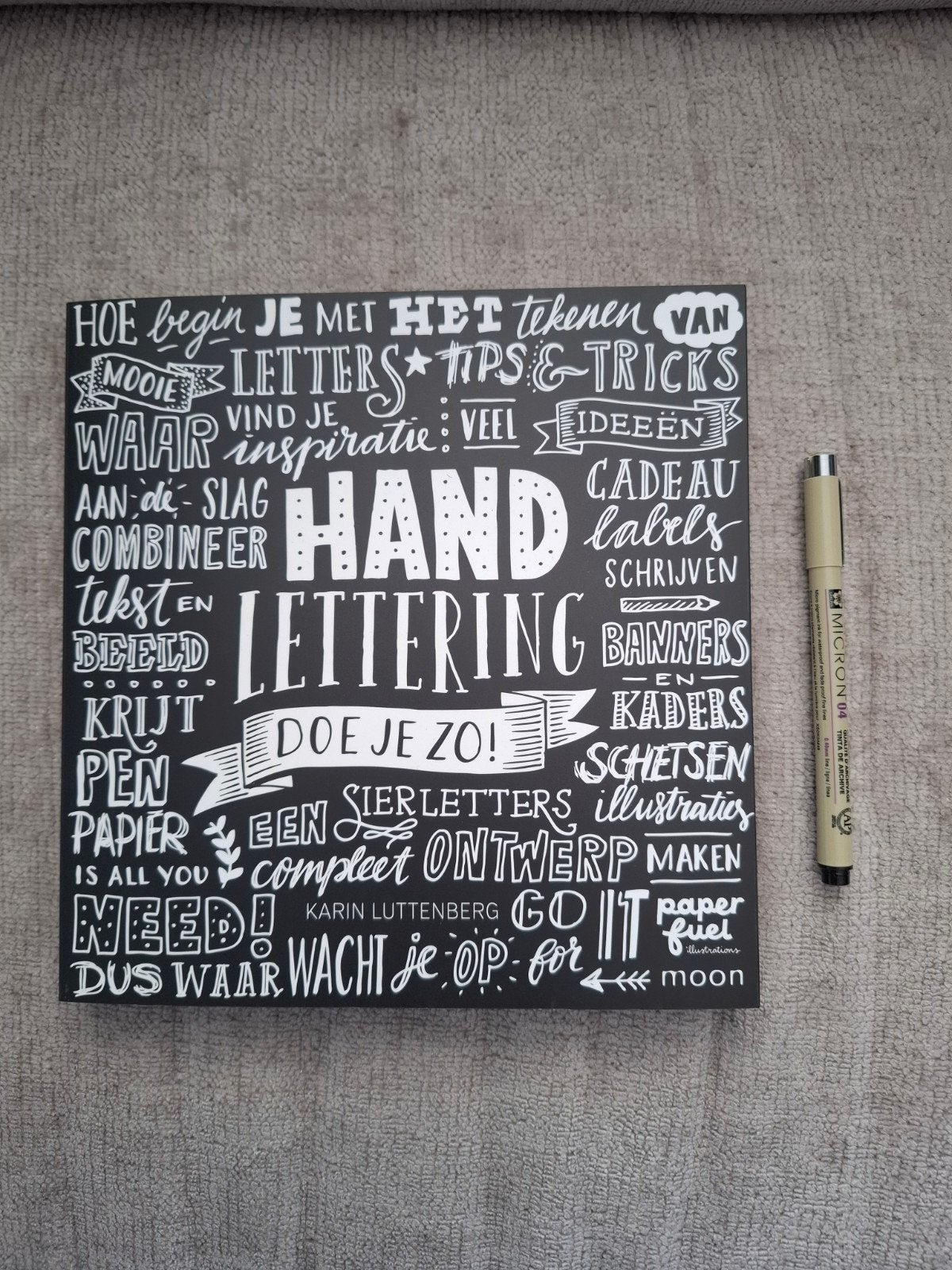 Nieuw handletteringsboek + pen, Ophalen of Verzenden, Nieuw