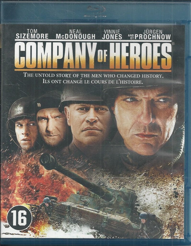 Company of heroes met o.a. Tom Sizemore, Vinnie Jones, Vanaf 16 jaar, Film, Actie, Ophalen of Verzenden