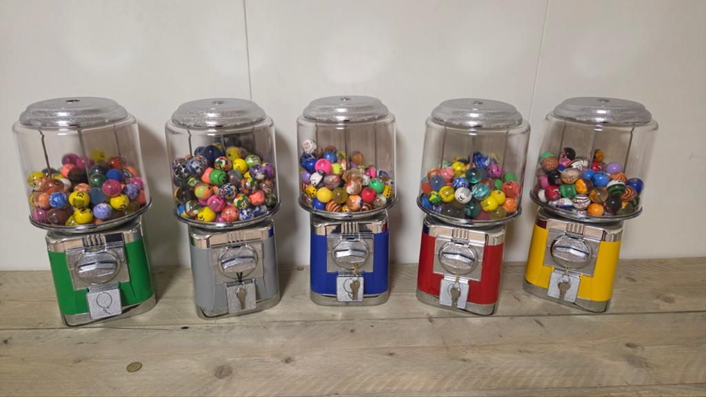 Kauwgomballen stuiterballen automaten nieuw, Verzamelen, Automaten | Overige, Ophalen of Verzenden, Nieuw