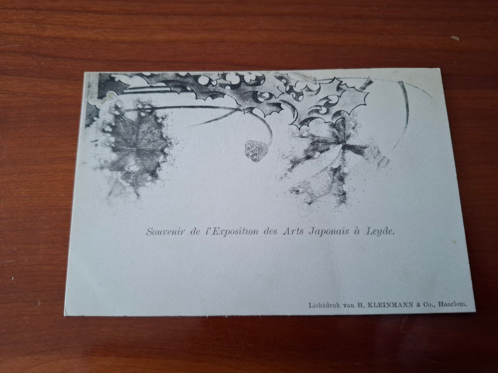 Ansichtkaart Souvenir Expositie Japanse Kunst Leiden, Ophalen of Verzenden, Voor 1920, Ongelopen, Cultuur en Media
