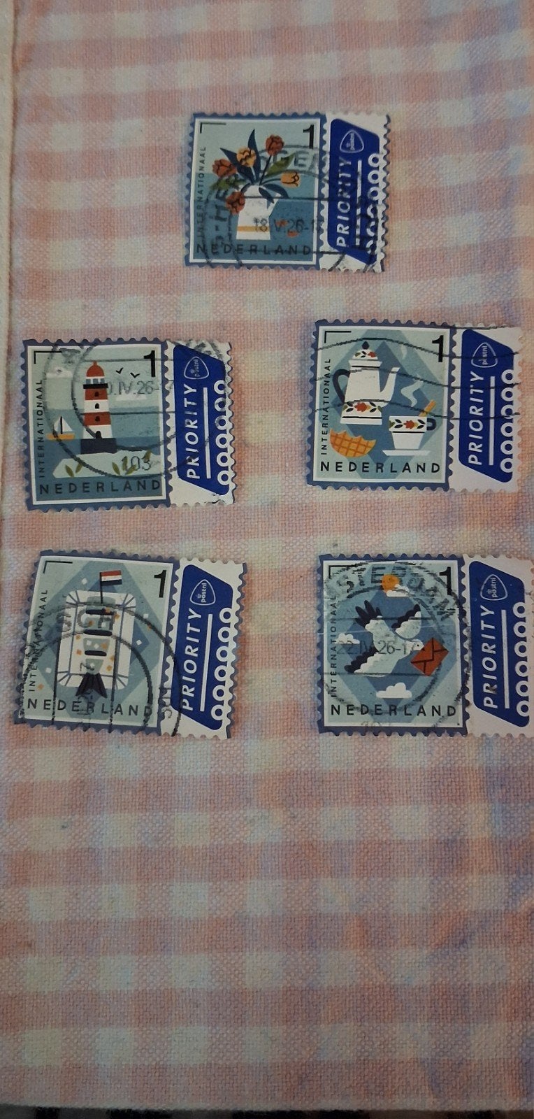Prio zegels, Ophalen of Verzenden