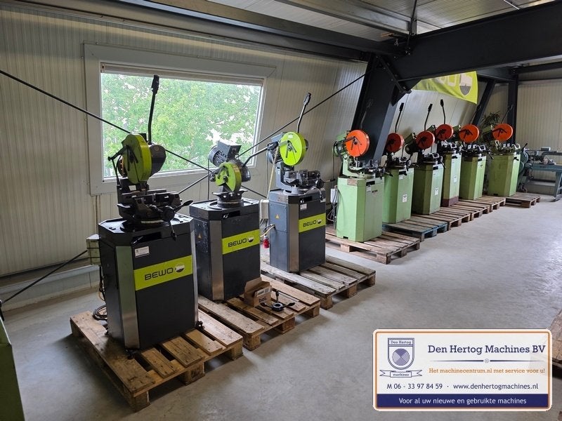 Bewo 315 en 250 uit voorraad afkortzaag cirkelzaagmachine, Ophalen, 70 mm of meer, Zo goed als nieuw, Afkortzaag
