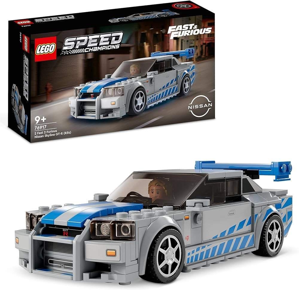 76917 LEGO Speed Champions: 2 Fast 2 Furious Nissan Skyline, Lego, Nieuw, Complete set, Ongeopend/sealed