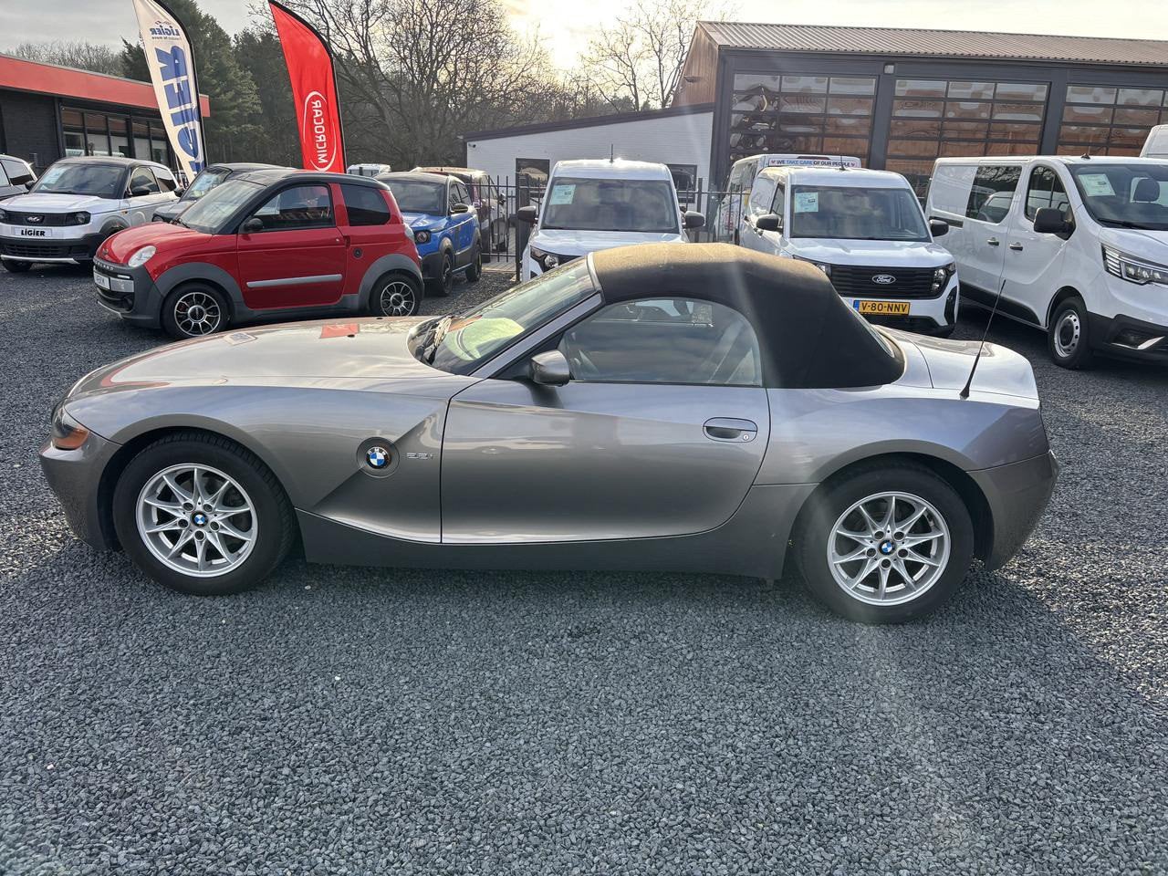 BMW Z4 Roadster 2.2i, Auto's, BMW, Achterwielaandrijving, Gebruikt, Zwart, Cabriolet