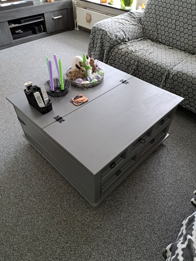 Dekenkist met laden/salontafel New Mexico, Huis en Inrichting, Tafels | Salontafels, Ophalen, Gebruikt, 100 tot 150 cm, 50 tot 100 cm