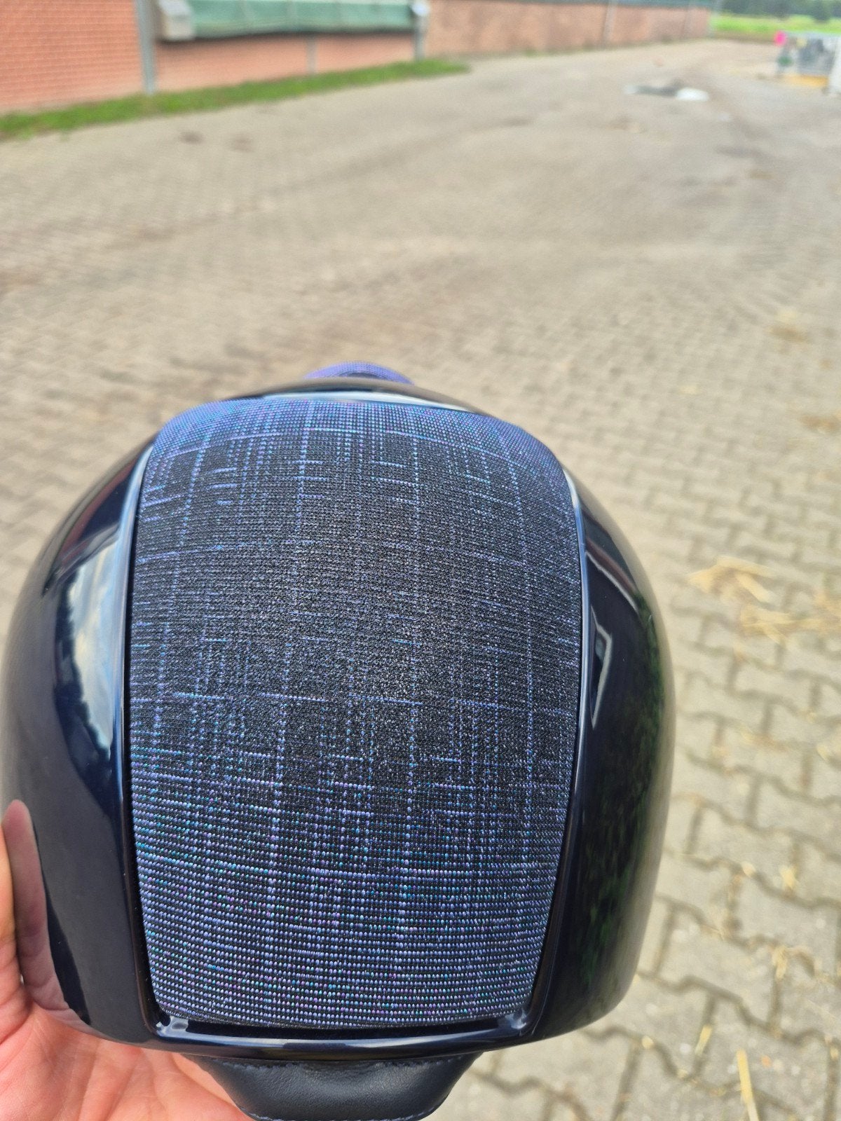 Kep italia chromo 2.0 inzet Galassia donkerblauw, Ophalen of Verzenden, Zo goed als nieuw, Dressuur