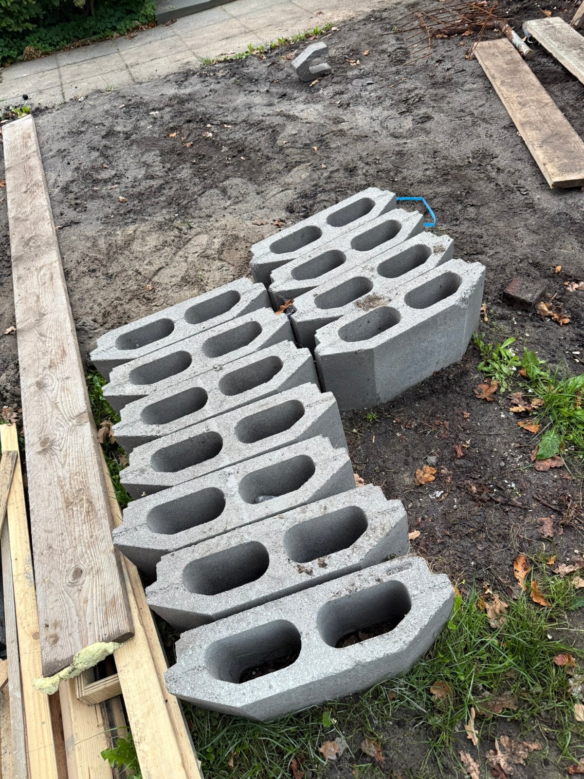 Betonnen broodjes broodjesliggervloer, Ophalen