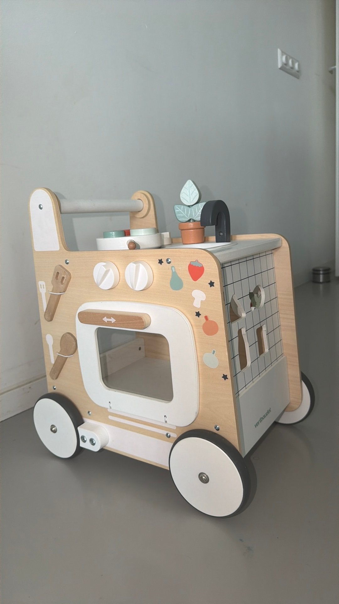 Vertbaudet 3-in-1 Walker & Play Kitchen, Ophalen, Zo goed als nieuw, Overige typen