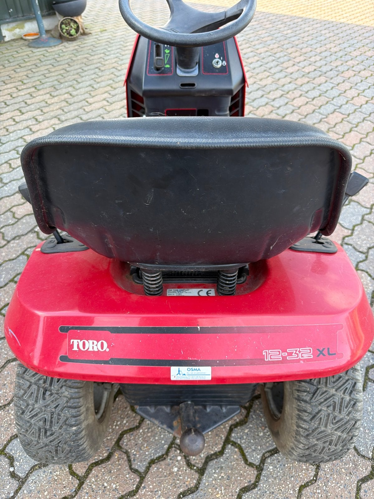 Toro Wheel Horse 12-32 XL zitmaaier zonder maaiblad, Ophalen, Gebruikt, Minder dan 90 cm