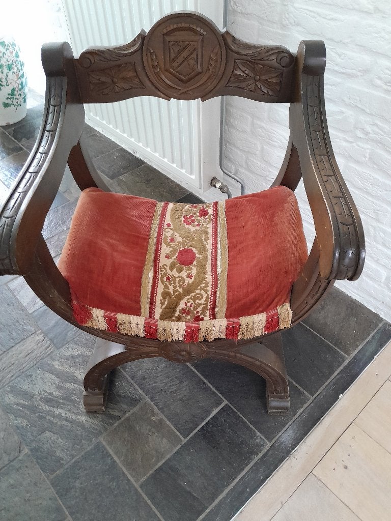 antieke stoel, Antiek en Kunst, Antiek | Meubels | Stoelen en Banken, Ophalen