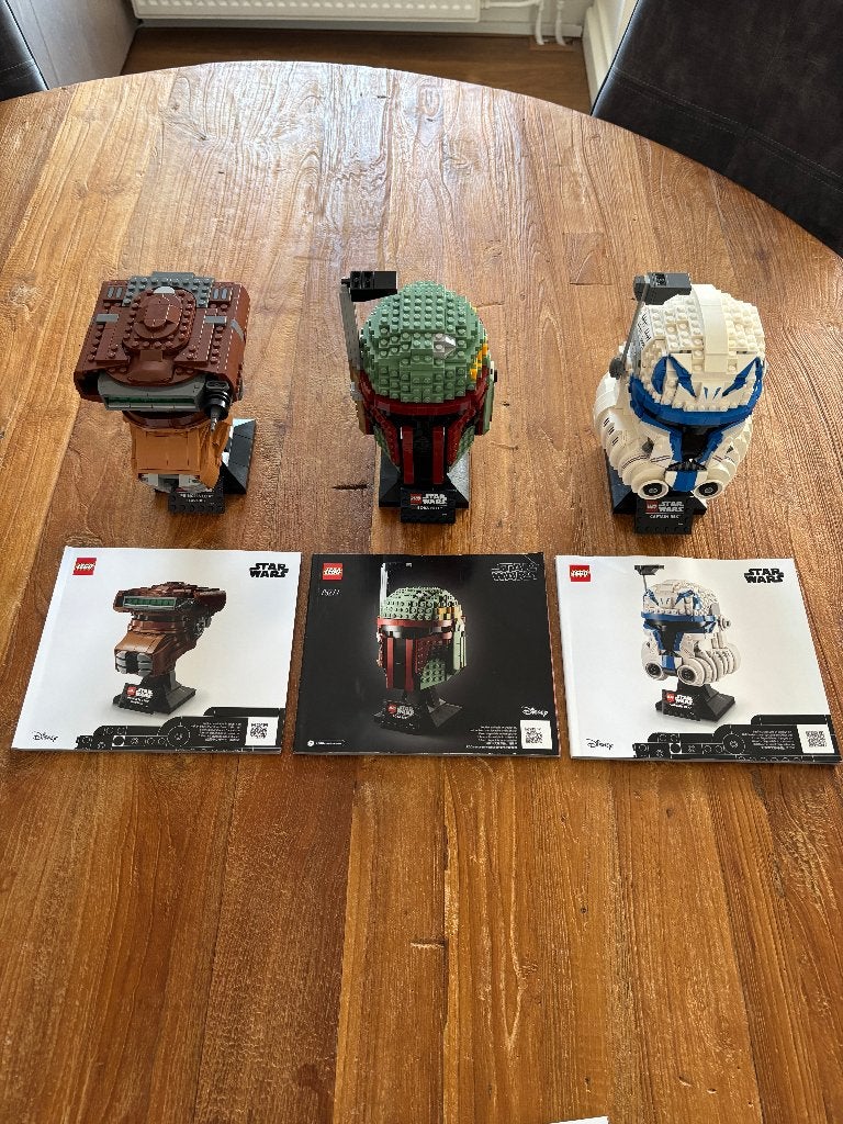 Lego Star Wars helmen (13 stuks), Kinderen en Baby's, Speelgoed | Duplo en Lego, Ophalen, Star Wars, Compleet, Lego