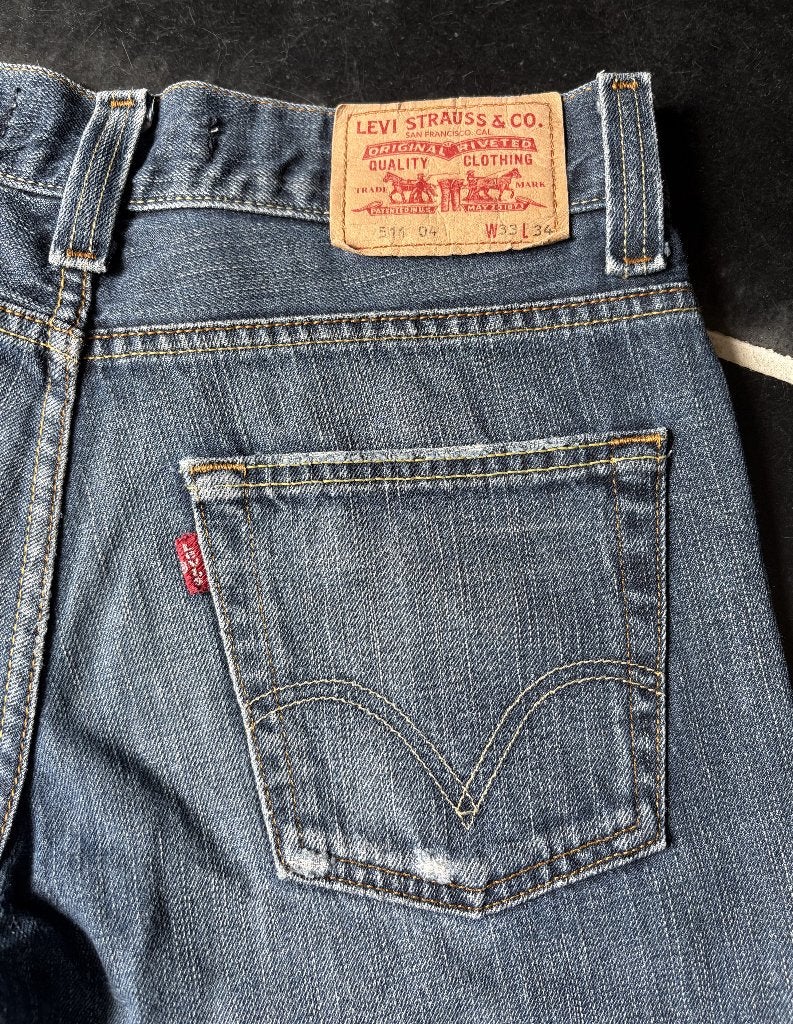 Levi's - 511 Slim - W33L34, Kleding | Heren, Spijkerbroeken en Jeans, Blauw, Ophalen of Verzenden, Zo goed als nieuw, W33 - W34 (confectie 48/50)