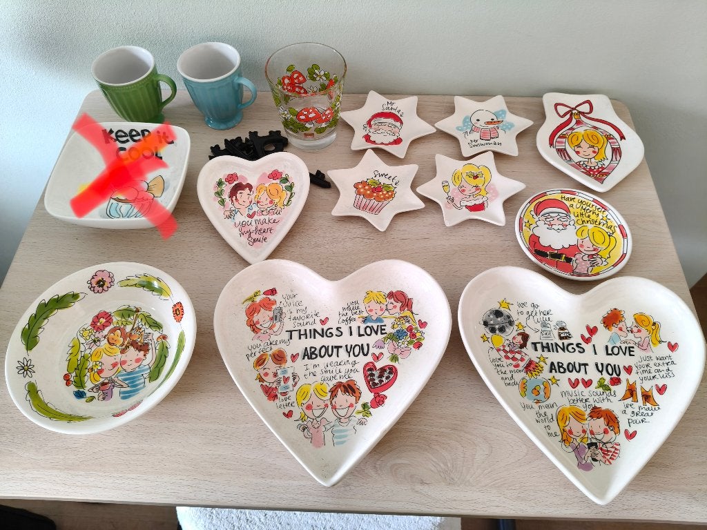 blond servies, Ophalen, Zo goed als nieuw, Aardewerk, Overige typen