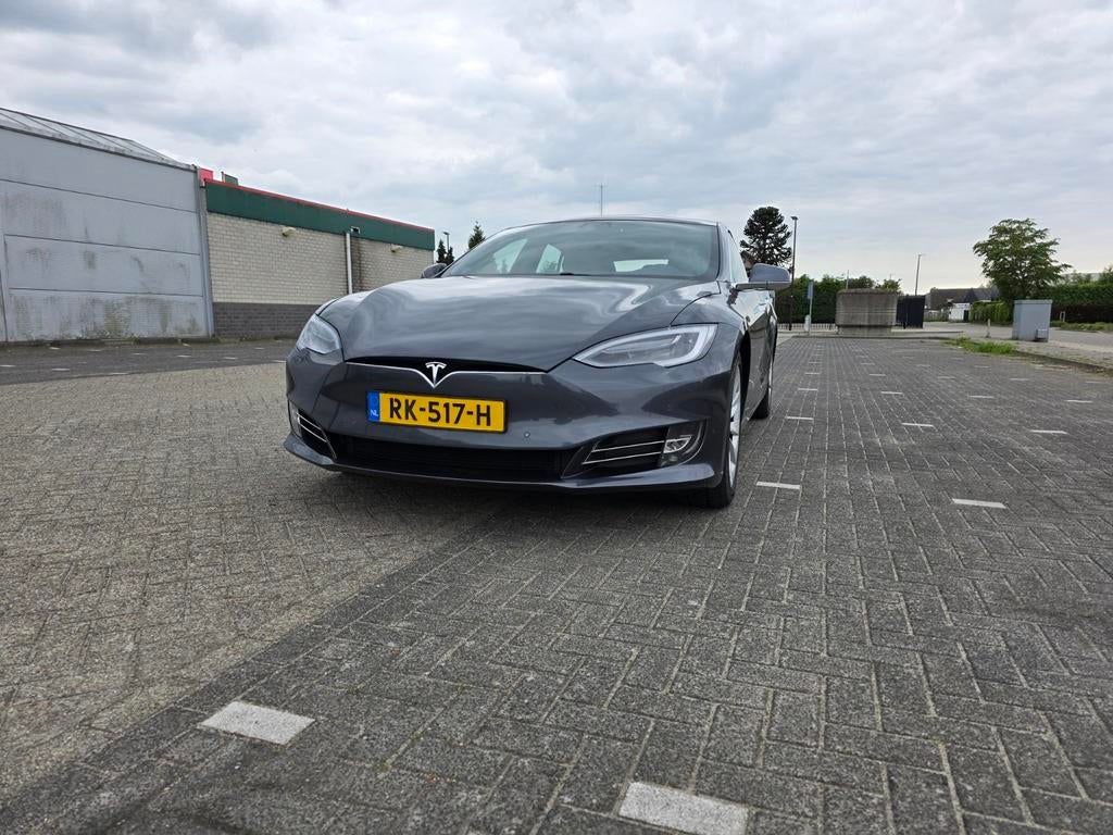Tesla Model S 2017 Grijs, Auto's, Tesla, Origineel Nederlands, Elektrisch, Vierwielaandrijving, Particulier