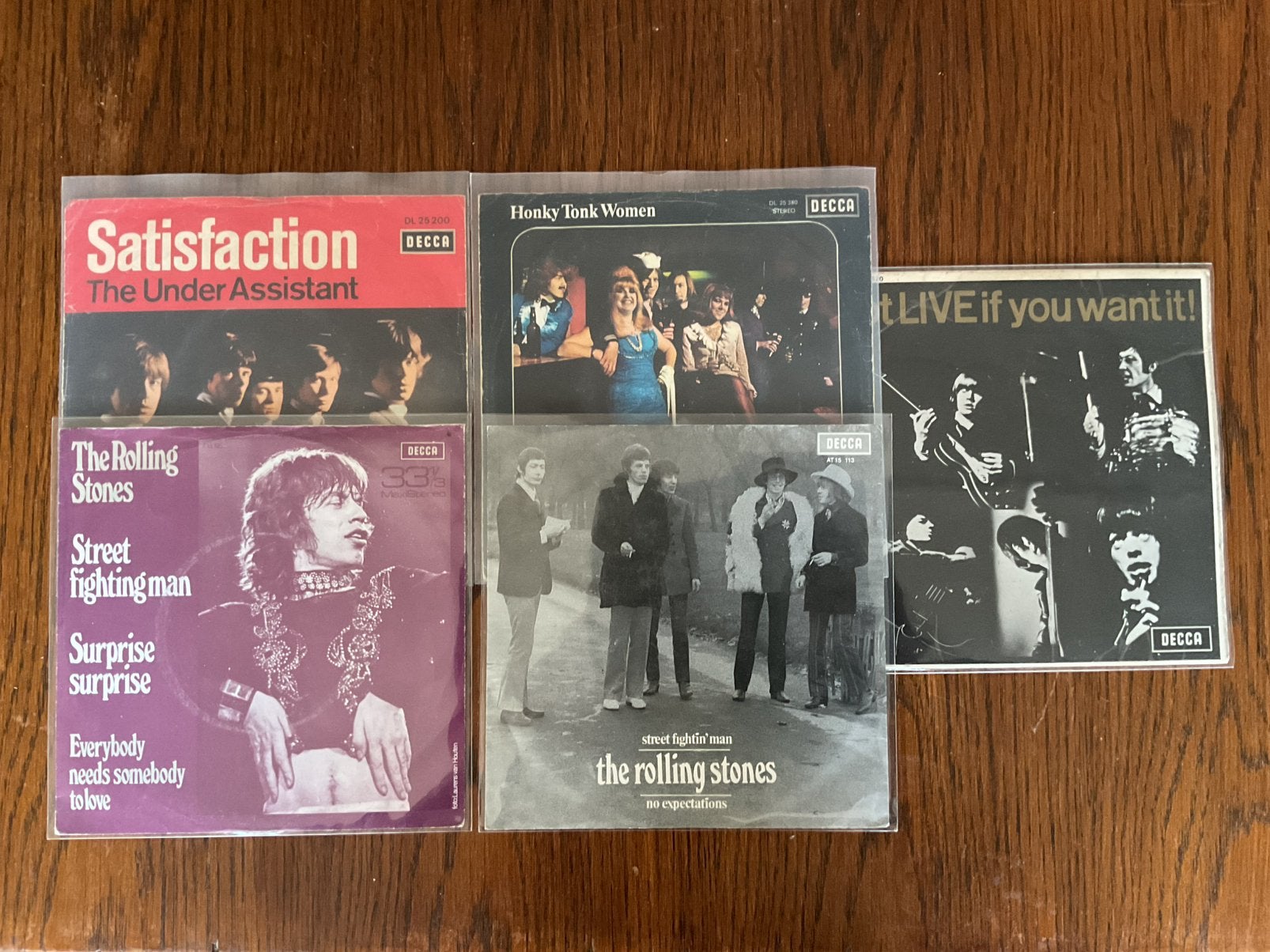 Rolling Stones. 5 Stuks, Ophalen of Verzenden, Zo goed als nieuw, Pop