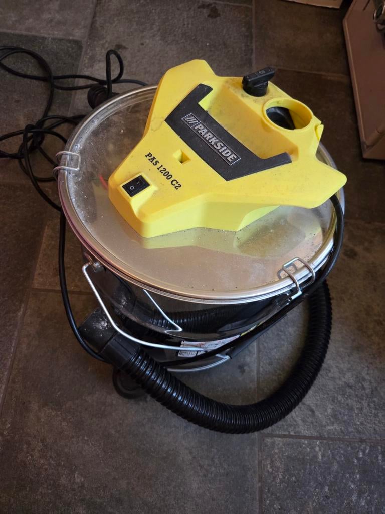 Parkside PAS 1200 C2 Aszuiger - Krachtige en Betrouwbaar, Witgoed en Apparatuur, Stofzuigers, Ophalen, Gebruikt, Overige typen