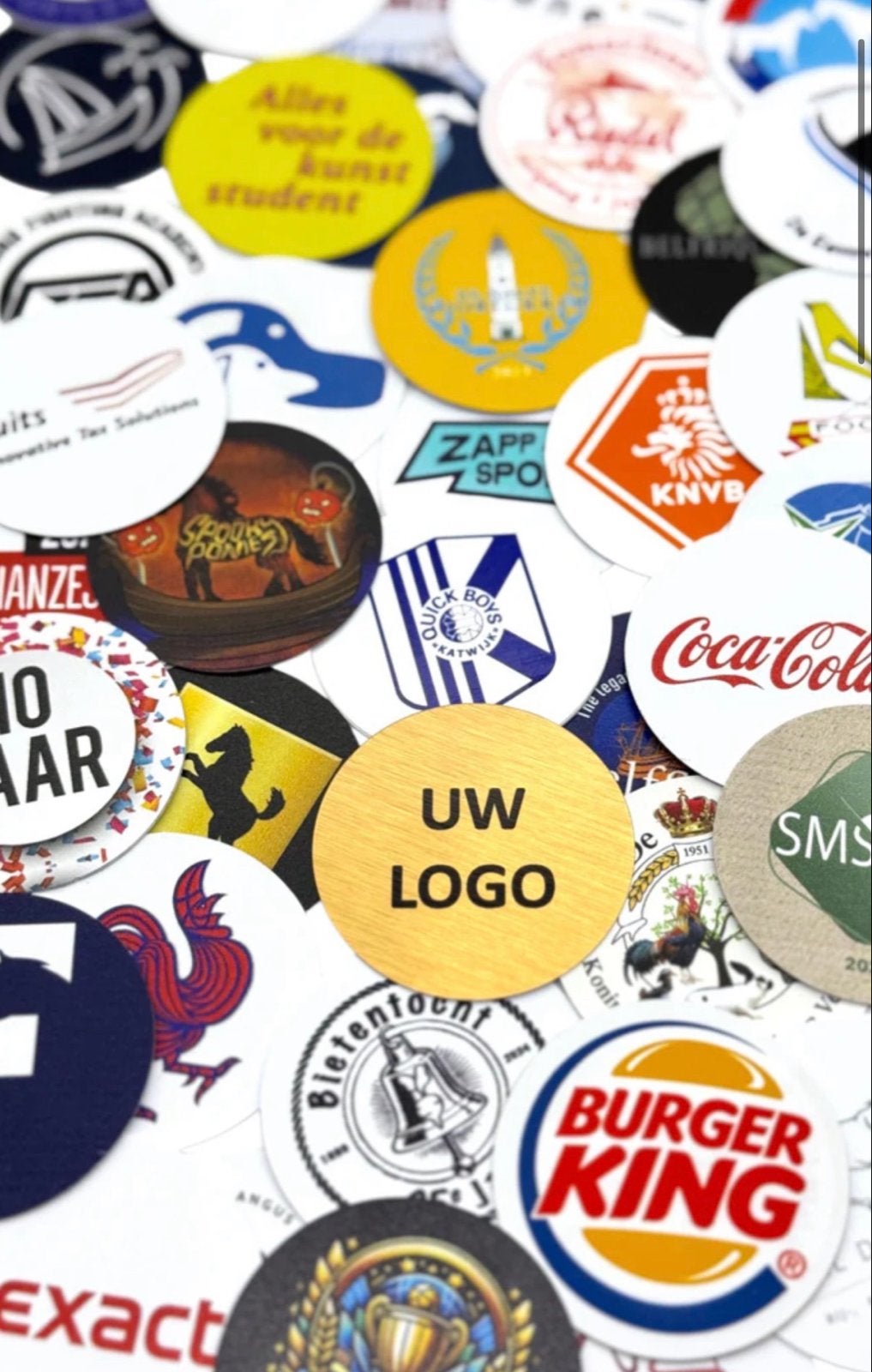 Stickers met eigen logo of afbeelding, Verzamelen, Stickers, Nieuw, Bedrijf of Vereniging, Ophalen of Verzenden