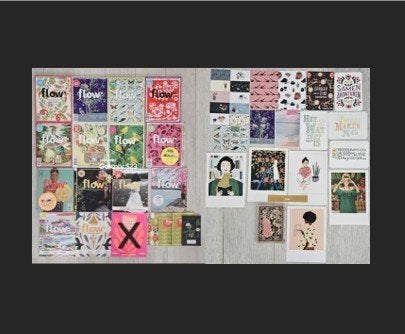14 Flow Magazine incl paper goodies + extra's - los of set, Ophalen of Verzenden, Zo goed als nieuw, Damesbladen