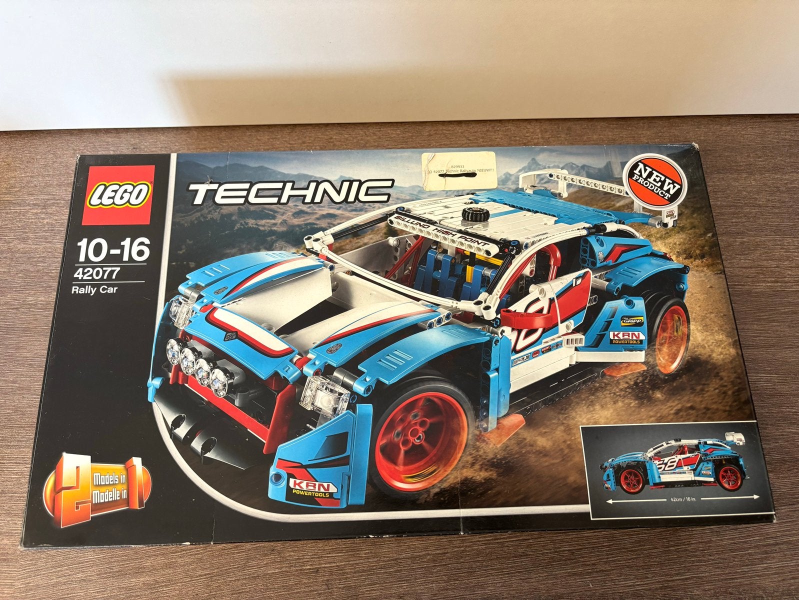 Lego Technic Rally Auto 42077 - Zo goed als nieuw, Lego, Ophalen of Verzenden, Zo goed als nieuw, Complete set
