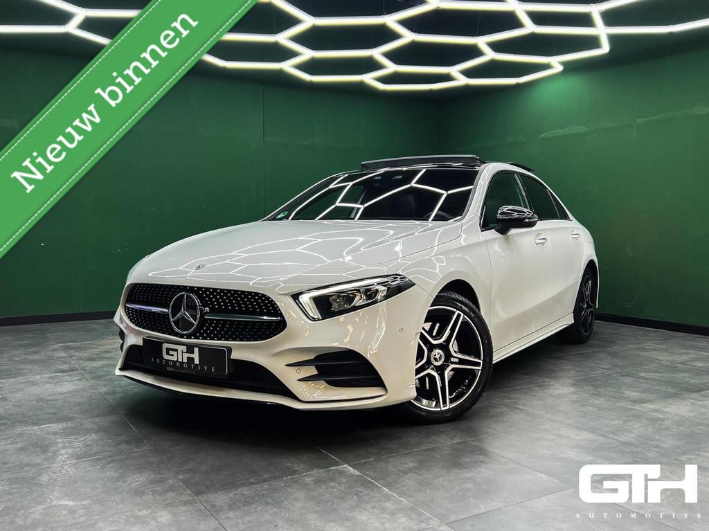 Mercedes A-klasse 250 e AMG Line Head-up | Keyless | Pano, Wit, Bedrijf, Automatische klimaatregeling, Hybride Elektrisch/Benzine