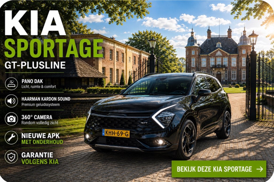 Kia Sportage GT-PlusLine 265pk Plug-in Hybrid AT6 4WD 2022, Auto's, Automaat, 1350 kg, Zwart, 4 cilinders
