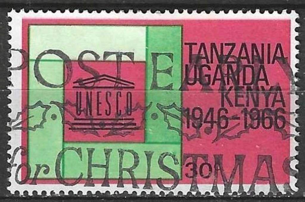 Kenya-Uganda-Tanganyka 1975 - Stampworld 126 - Unesco (ST), Verzenden, Overige landen, Gestempeld