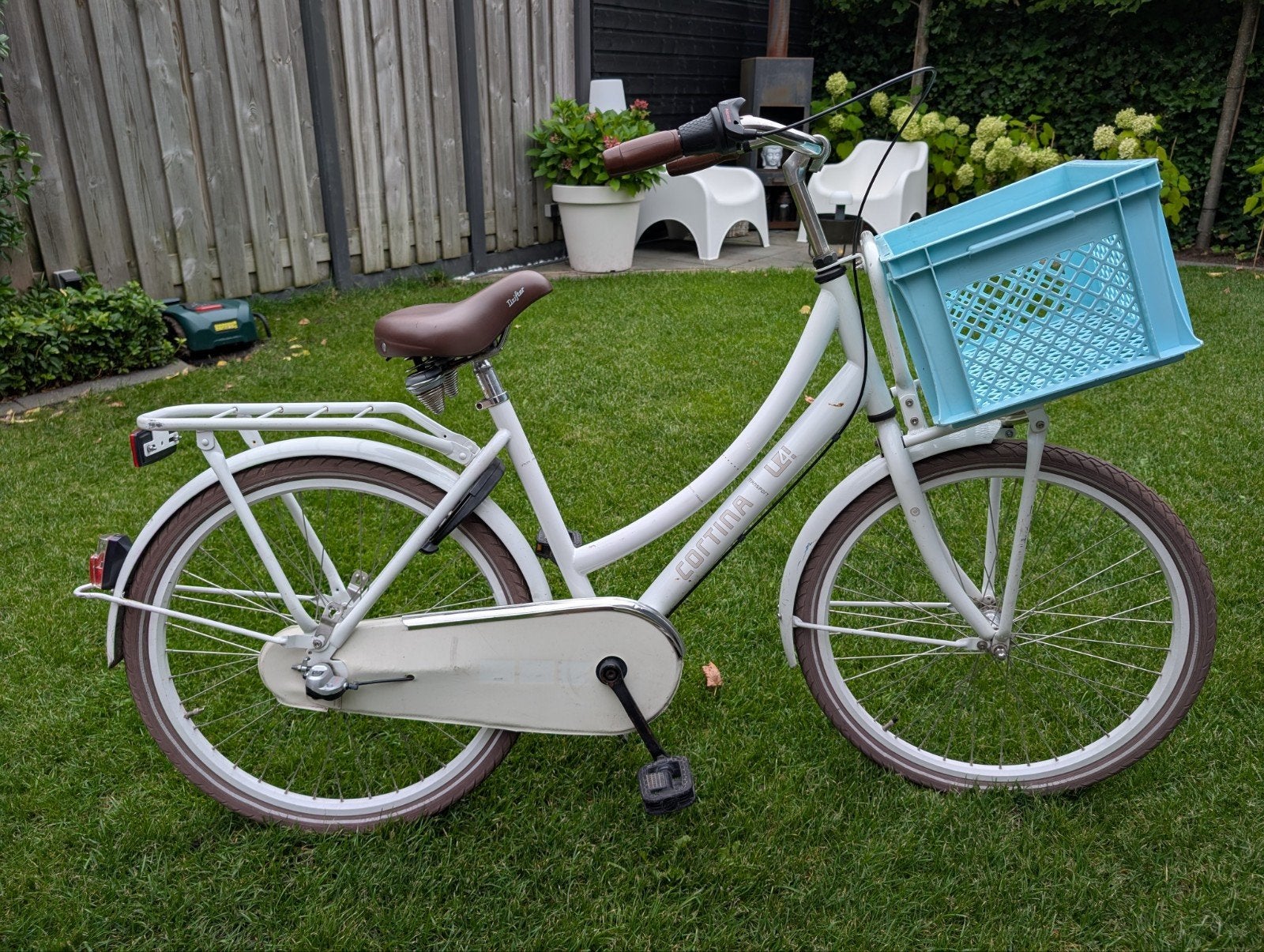 Cortina U4 wit 24 inch, Ophalen, Cortina U4 transportfiets, Versnellingen, Gebruikt