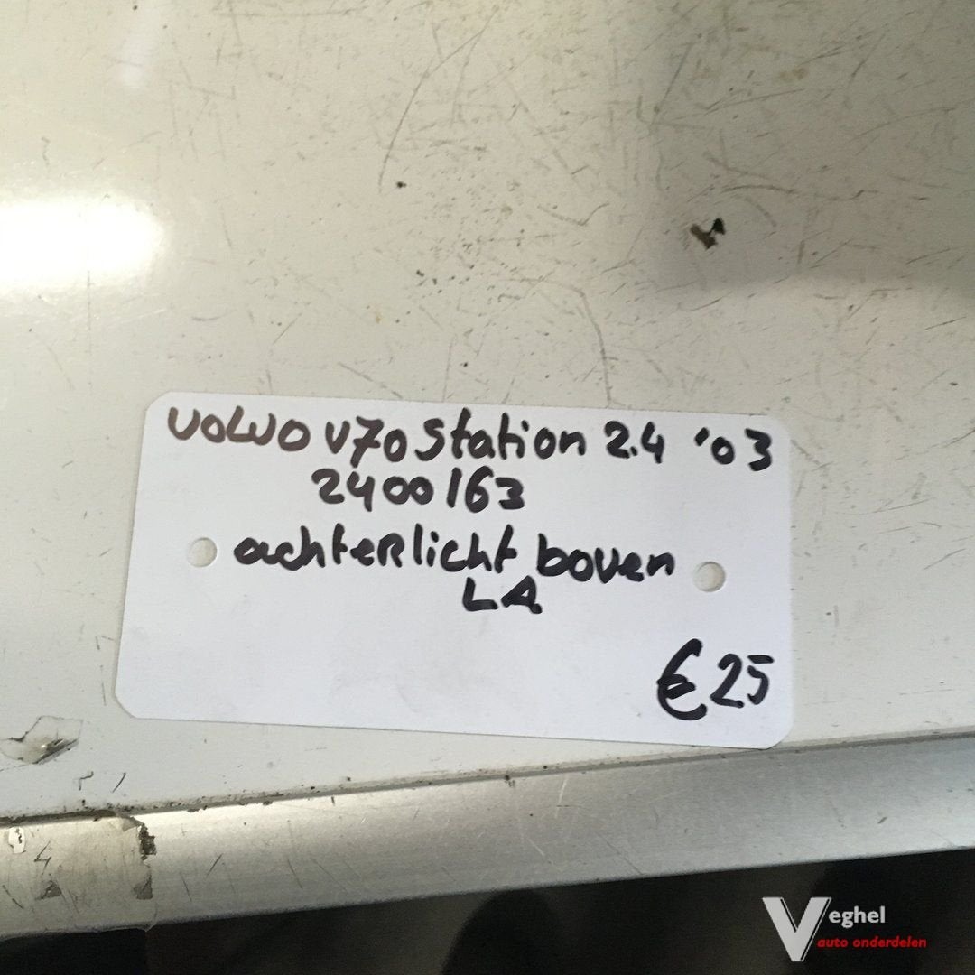 Volvo V70 Station 2.4 automaat 2003 Wagennr 2400163  Achterl