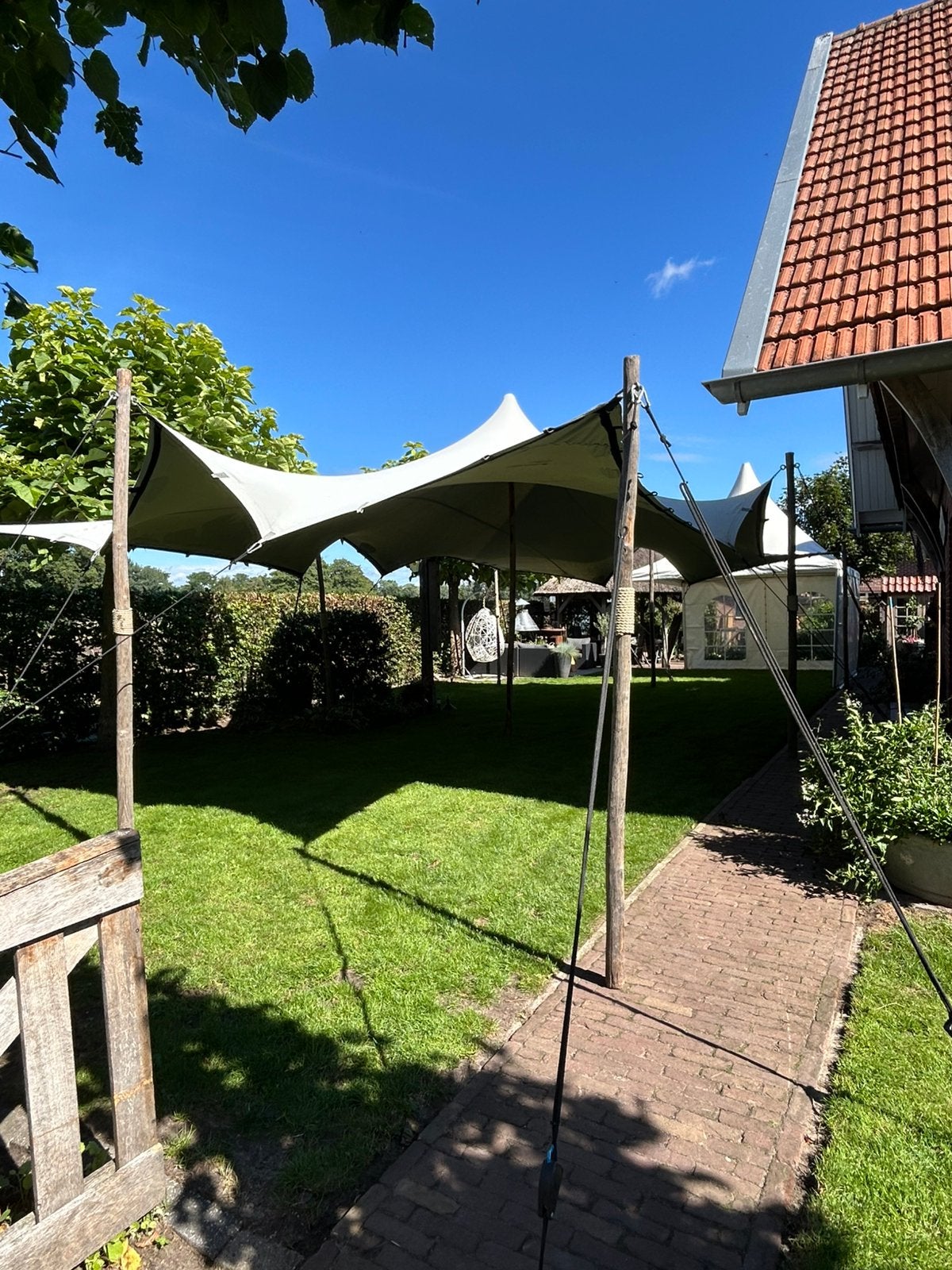 Strechttent Te Huur, 6 meter of meer, Zo goed als nieuw, 8 meter of meer, 2 meter of meer