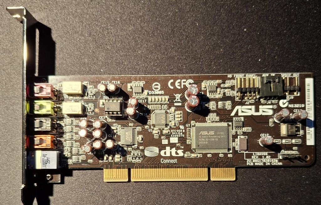 Geluidskaart PCI ASUS  Xonar_DS 7.1, Ophalen of Verzenden, Zo goed als nieuw, Intern, Asus