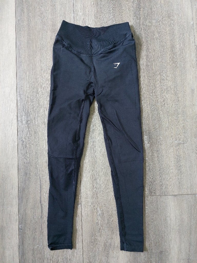 Mooie sport legging, Gymshark, mt S, Kleding | Dames, Zwart, Ophalen of Verzenden, Maat 36 (S), Fitness of Aerobics