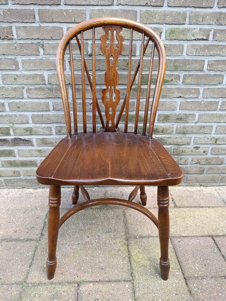 Antieke Windsor stoel – bow back spijlenrug – ca. 1900/1920, Ophalen of Verzenden