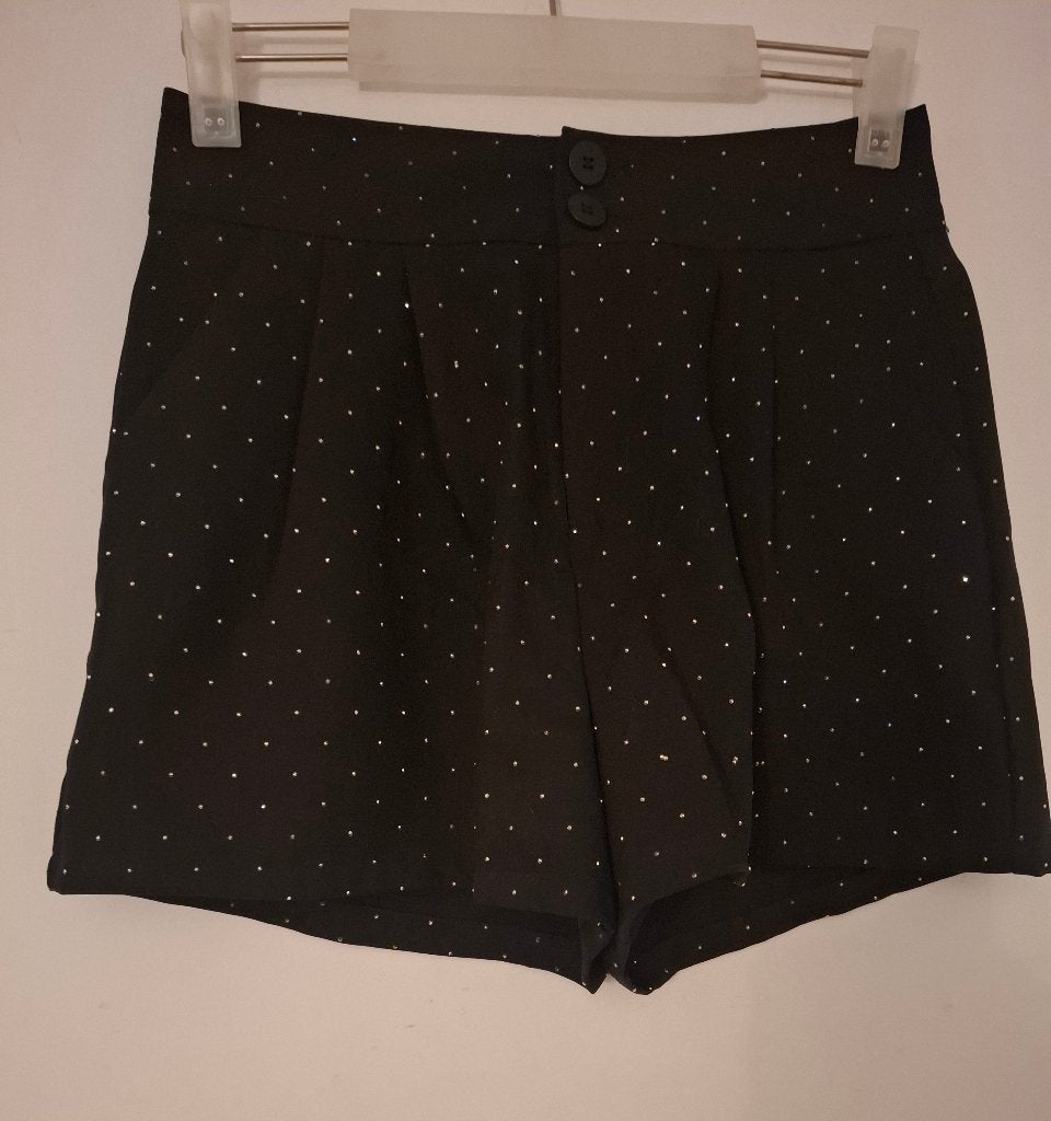 Zwarte short, Maat 38/40 (M), Kort, Zwart, Zo goed als nieuw