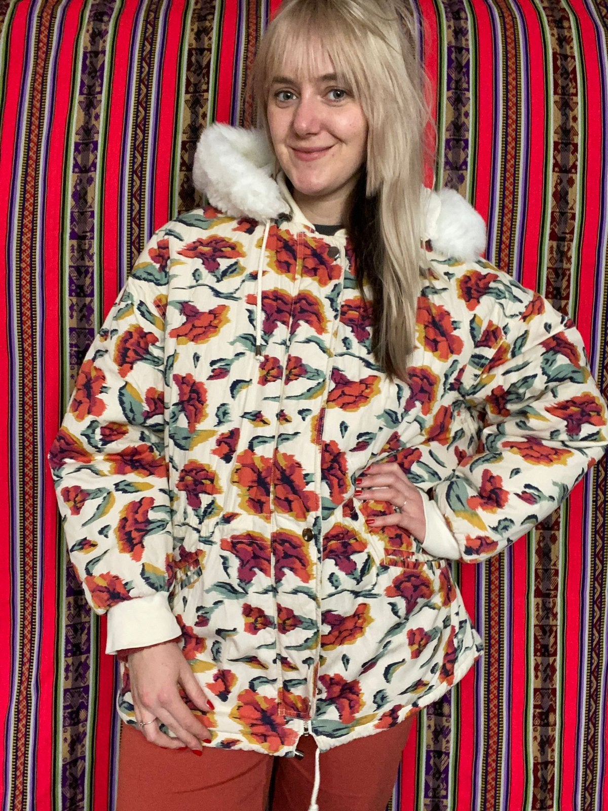 Winterjas / jas / parka Mexx - winter - print - 38/M, Maat 38/40 (M), Hgv, Hgv, Ophalen of Verzenden