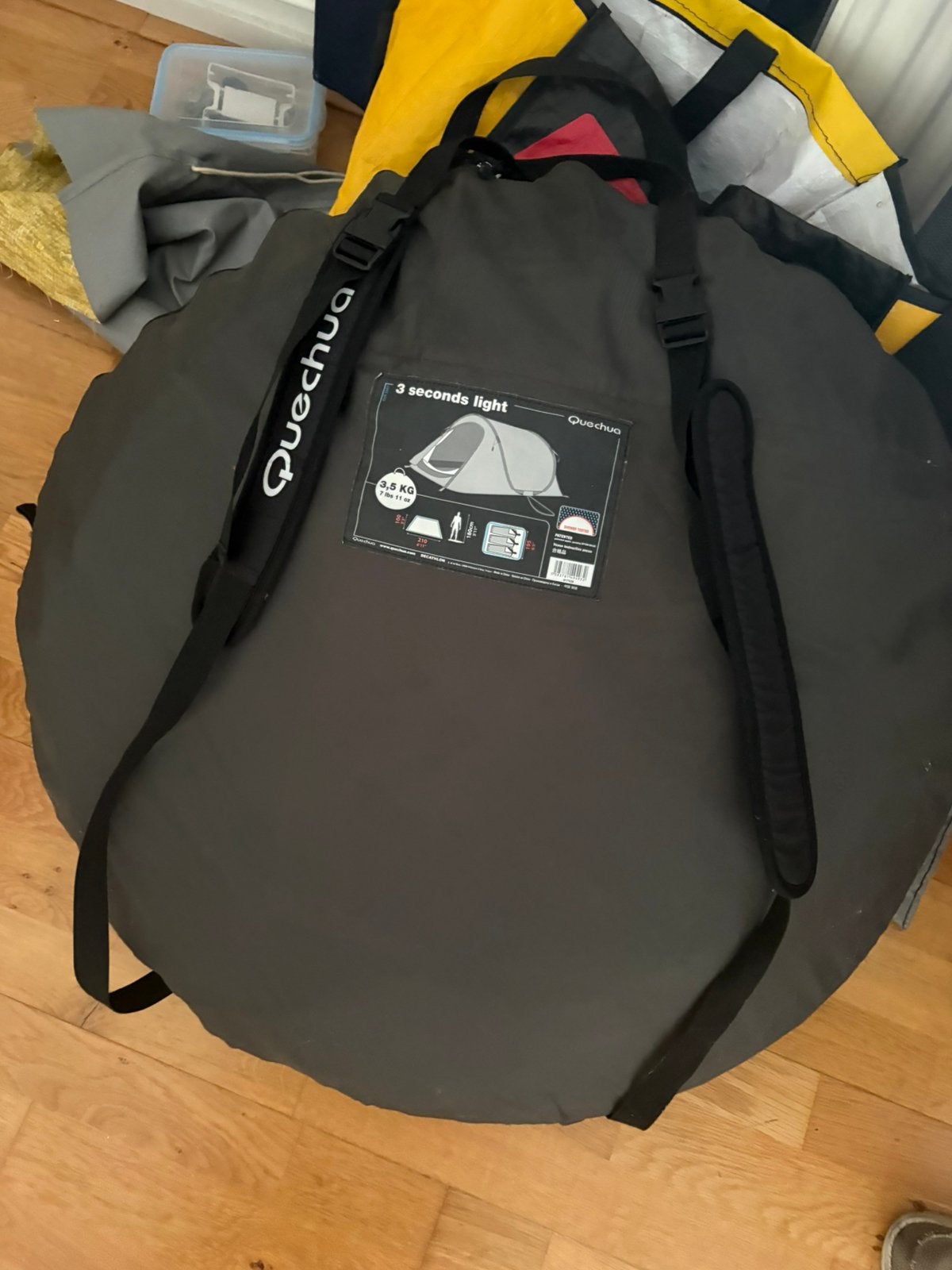 Quechua Pop -up (3 seconds), Caravans en Kamperen, Tenten, Ophalen, Gebruikt, Tot en met 3