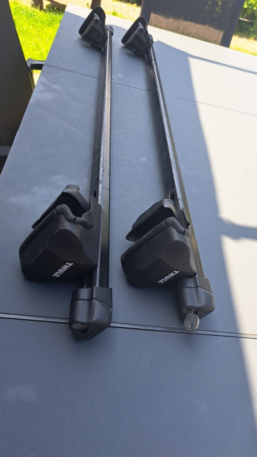 Thule dakdragers, verstelbaar (85cm-100cm) incl. sleutel, Ophalen
