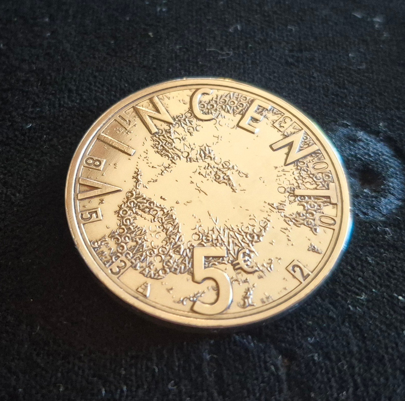 5 euro munt Vincent van Gogh 2003, Zilver, Ophalen of Verzenden, Losse munt, Zilver