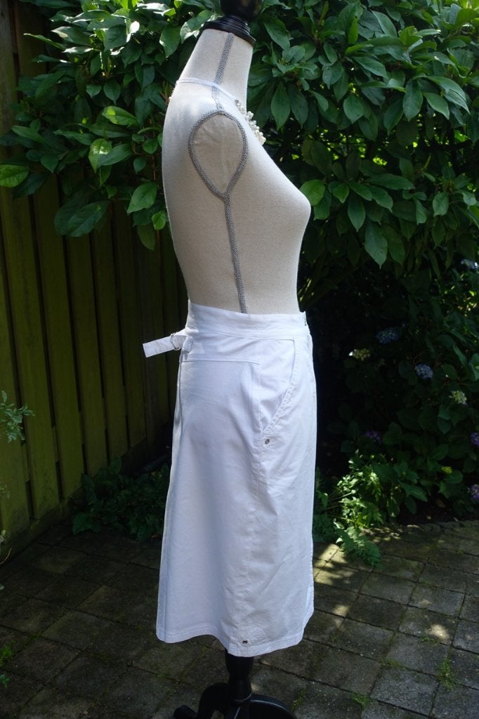 elegante witte strakke rok mt 36, Kleding | Dames, Rokken, Wit, Ophalen of Verzenden, Zo goed als nieuw, Maat 36 (S)