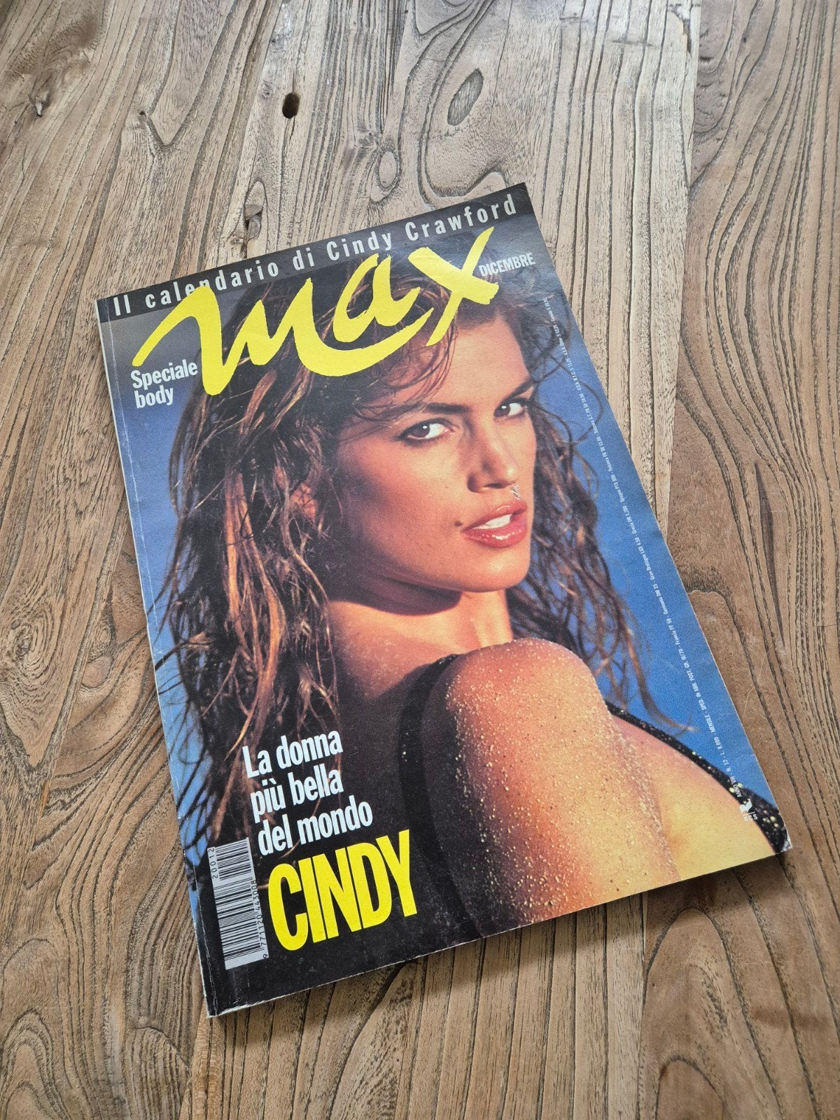 Max Magazine December 1992 - Cindy Crawford met poster, Boeken, Tijdschriften en Kranten, Ophalen of Verzenden